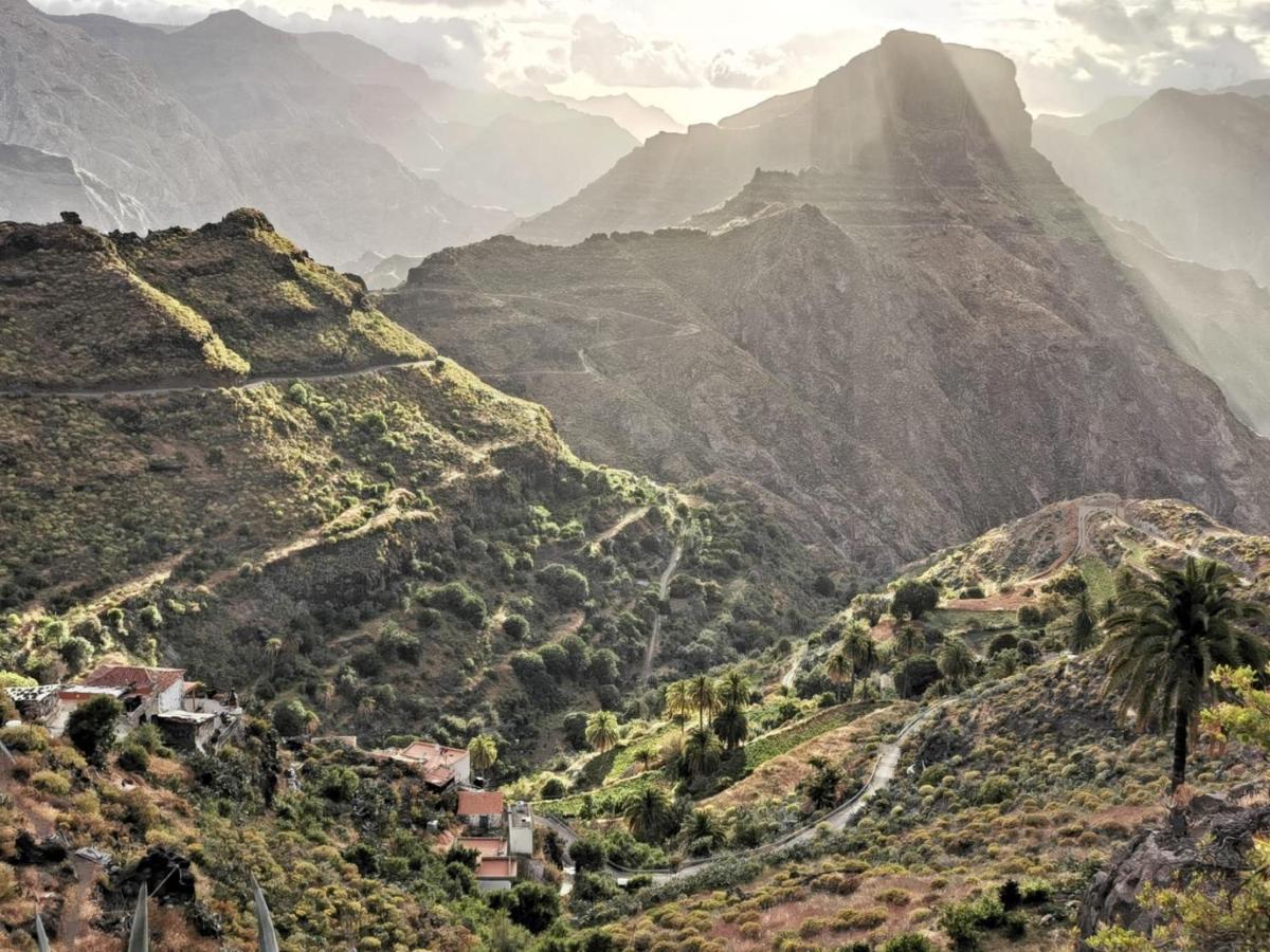 Casa Cueva Tejeda 2 Dorm Villa Eksteriør billede